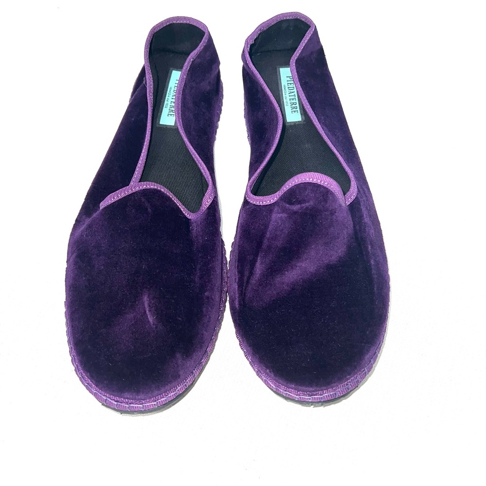 PIEDATERRE Modigliani velvet slippers size 43